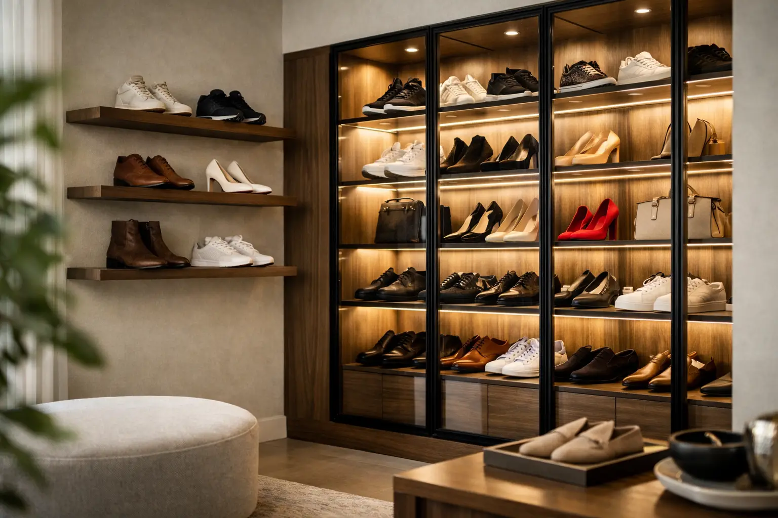 Shoe Display Storage That Looks the Part