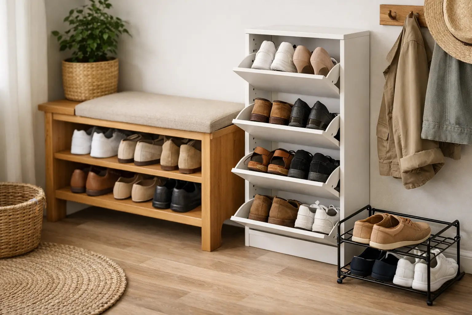 Shoe Storage for Small Spaces That Works